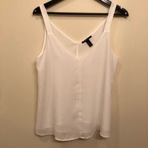 White Tank Spaghetti Strap